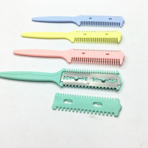 SINGLE BLUE RAZOR COMB