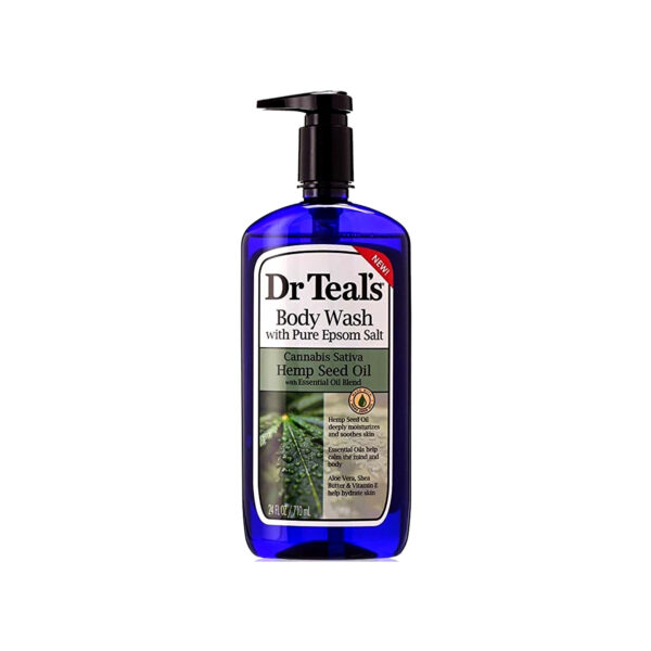 Dr Teal’s Body Wash Hemp Seed Oil 24oz BELLZ BEAUTY BASE