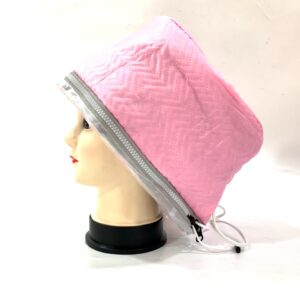 Electric Steaming / Heating Cap - Light Pink