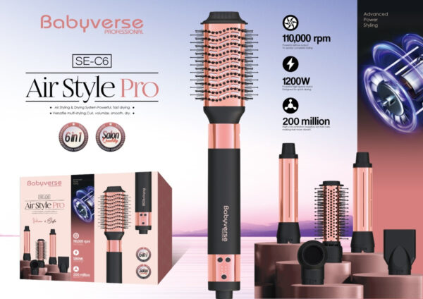 BABYVERSE PROFESSIONAL 6 IN 1 AIR STYLE PRO SE C6