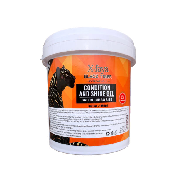X-Faya Black Tiger Condition And Shine Gel - Bucket Size
